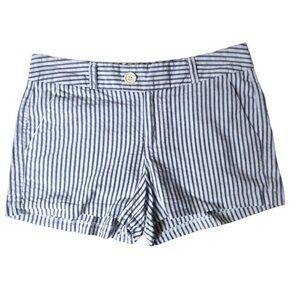 Forever 21 Essentials Striped Shorts Cotton Extra-Small
